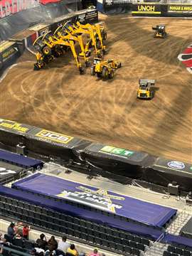 JCB Dancing Diggers (Image: Mitchell Keller)