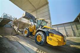 The Volvo CE L120H Electric wheel loader (Image: Volvo CE)