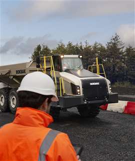 Rokbak haulers are rigorously tested at the company's manufacturing facility in Motherwell, Scotland