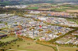 Aerial view of Bauma 2022