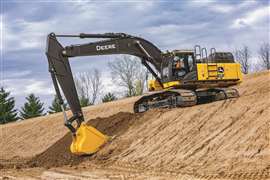 John Deere 470 excavator (Image provided as courtesy of John Deere)