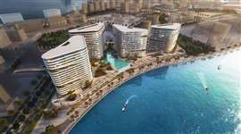 A digital render of how the Sea La Vie residental development on Yas Island in Abu Dhabi will look