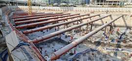 Altrad's Tubeshor material on-site in Abu Dhabi (Image: Altrad RMD Kwikform)