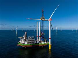 Offshore wind farm construction