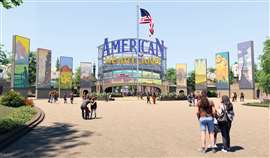 American Heartland entrance render (Image courtesy Mansion Entertainment Group)